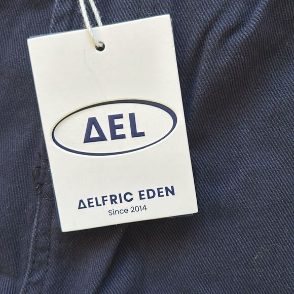 AELFRIC EDEN MULTI POCKET CARGO PANTS, Denim, Navy Blue, size 31, NWT - Picture 8 of 10